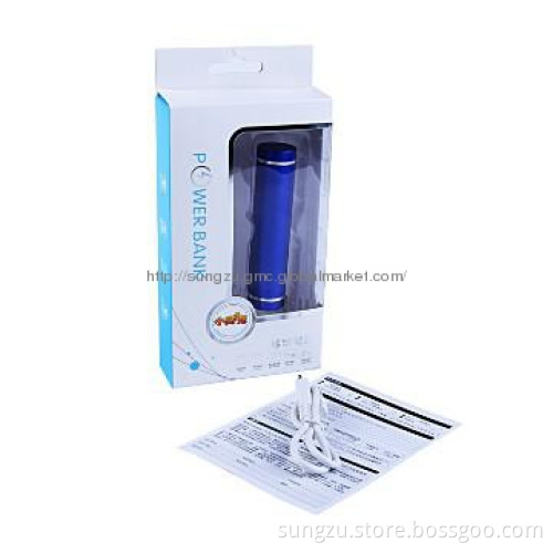 Multicolored Aluminium tube power bank